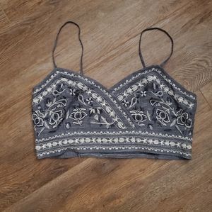 SOLD❗️boho embroidered top